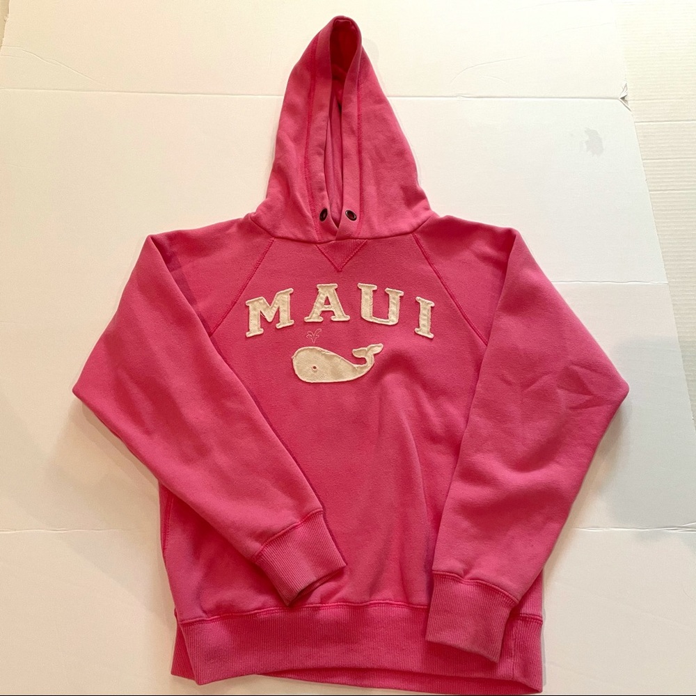 Pink Maui whale hoodie
